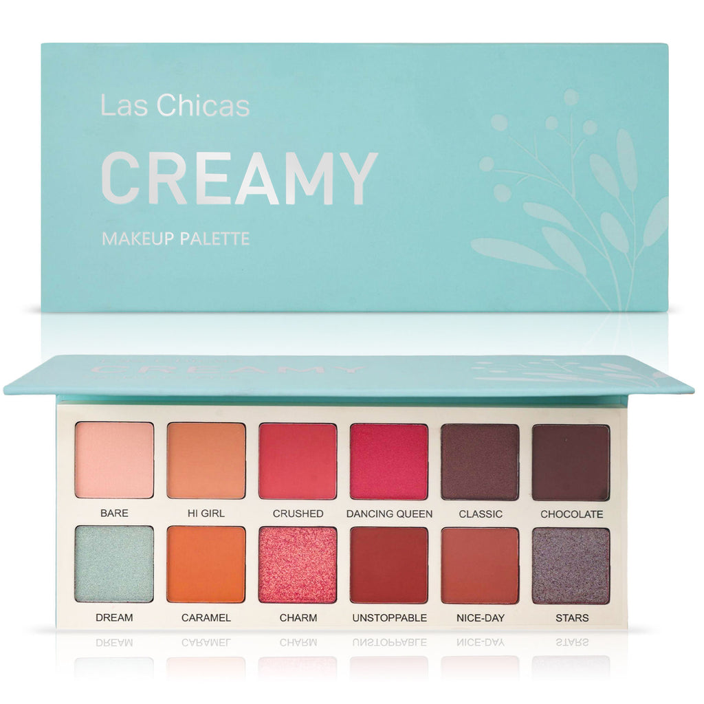 High Pigment Silky 
 12-Color Eyeshadow Palette Makeup Palette