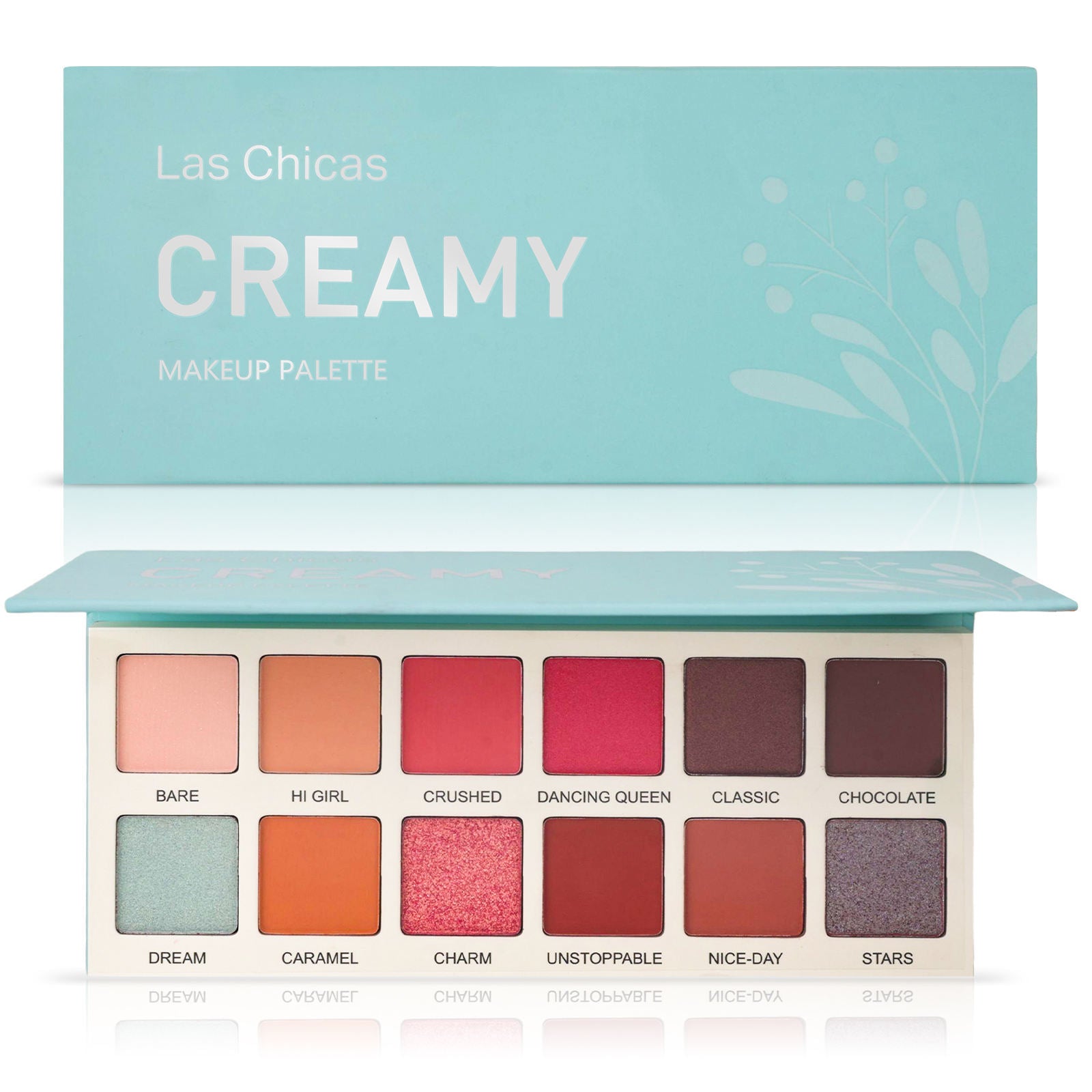 High Pigment Silky 
 12-Color Eyeshadow Palette Makeup Palette