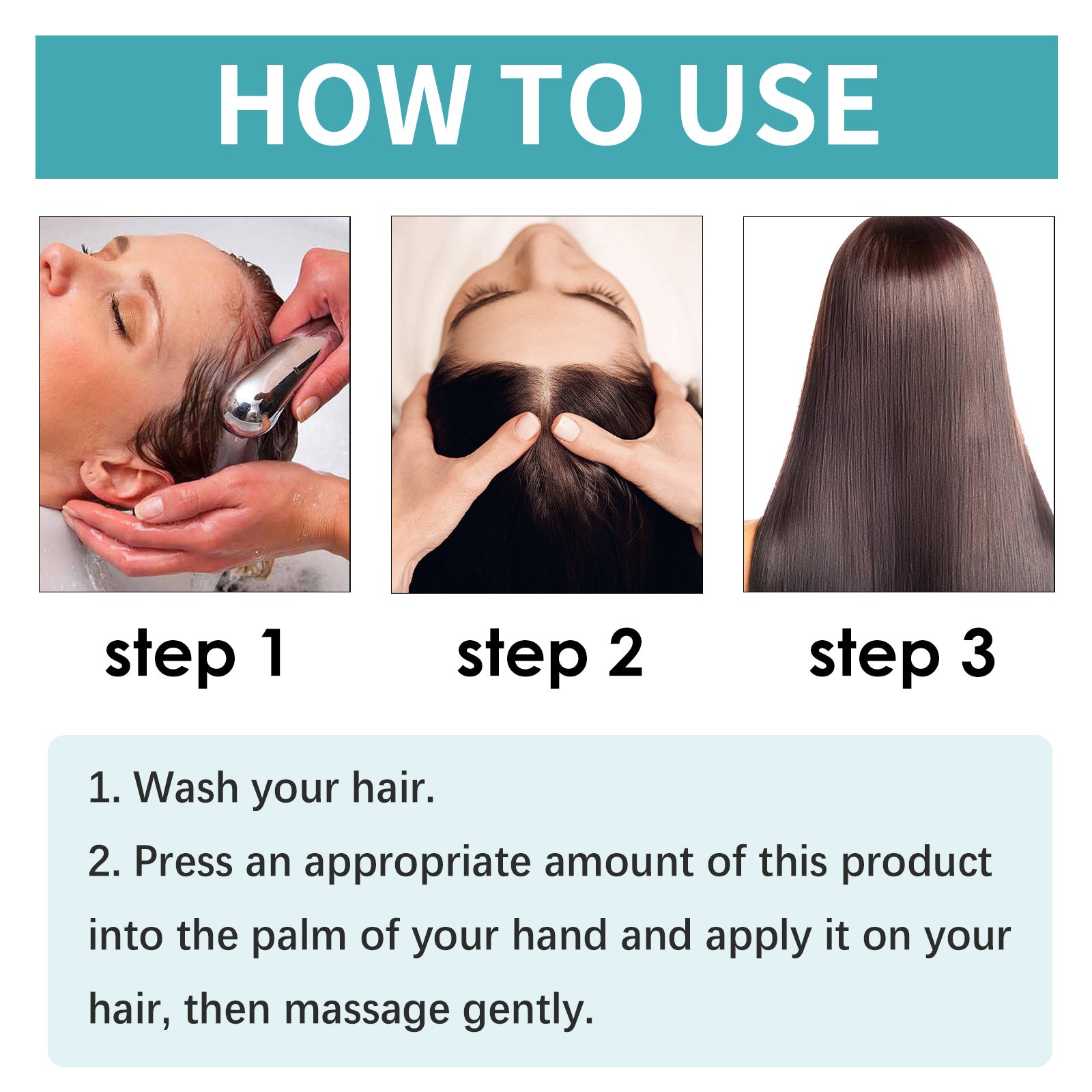 Hair Straightening Mousse and Leave in Conditioner