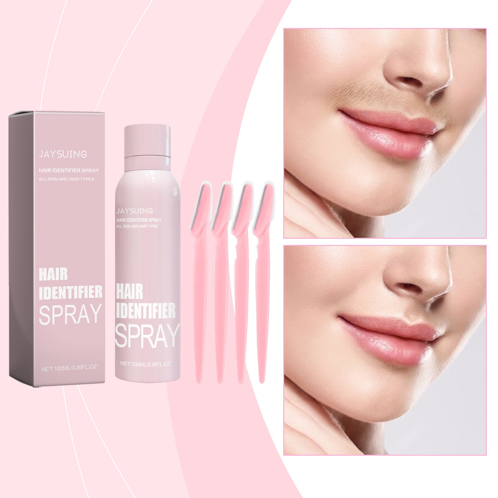 Hair Removal Spray | Gentle and Cleansing for Non-Cakey Makeup
