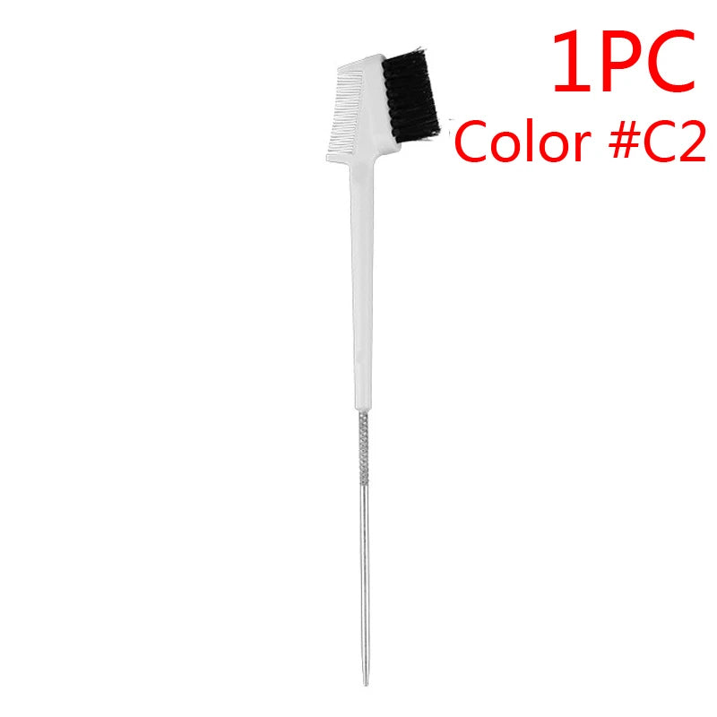 1PC Rat Tail Double sided edge brush