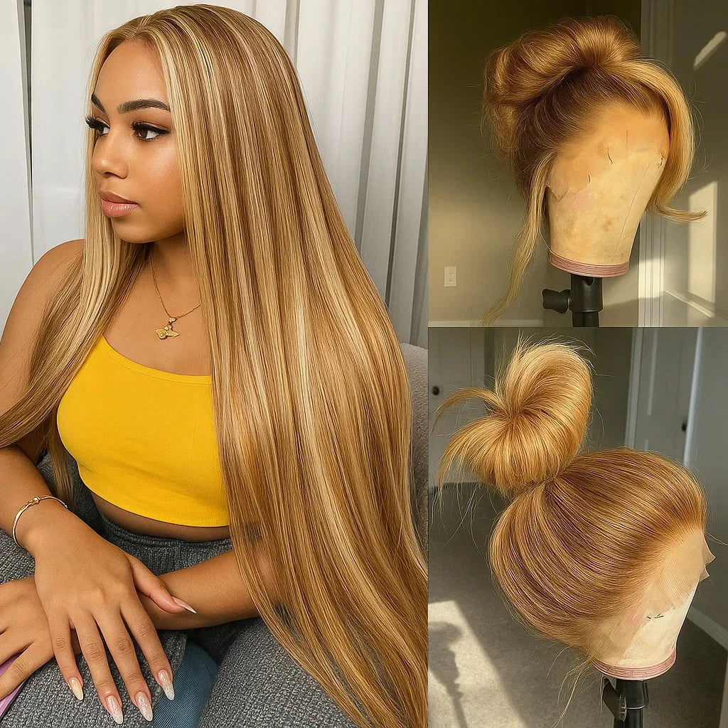 Brazilian Ombre Honey Blonde Wig