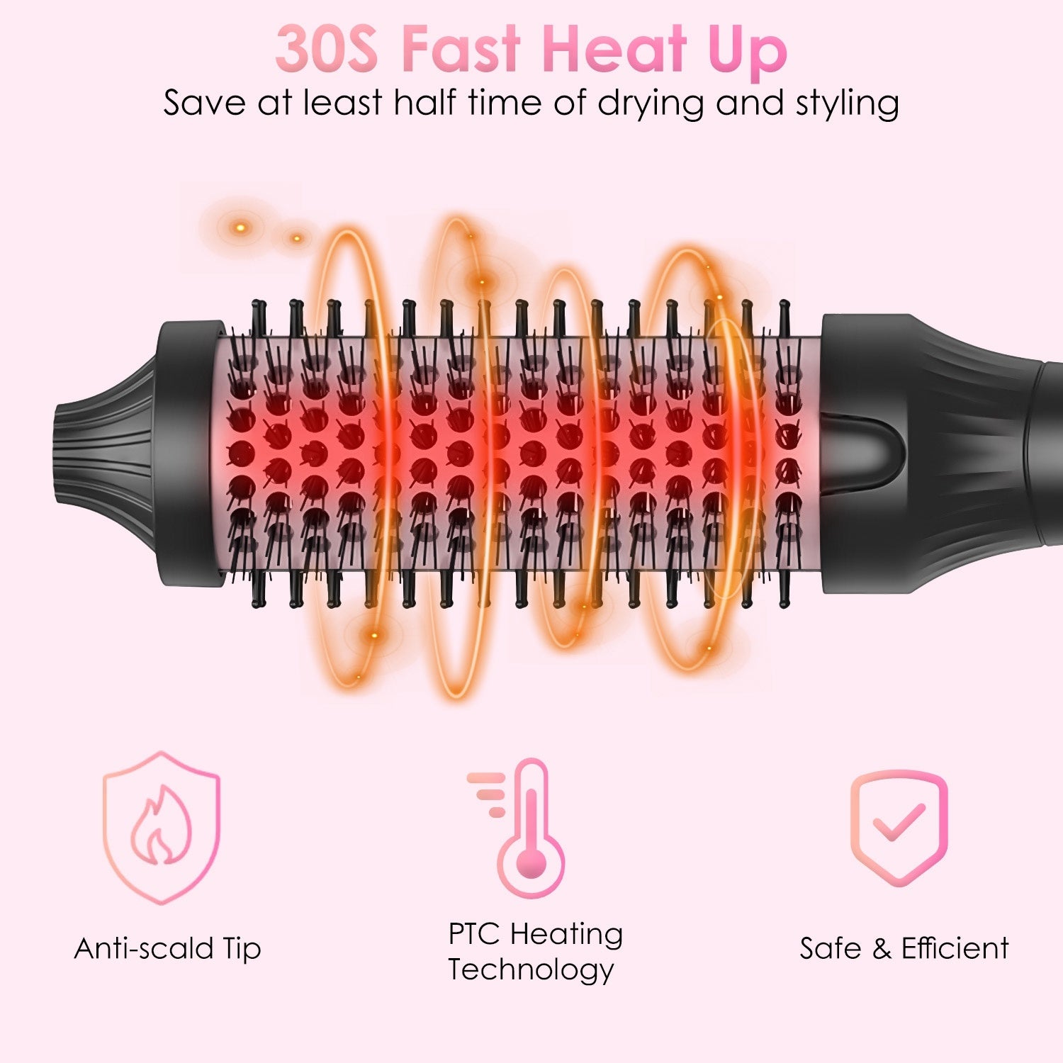 1Pc 3 In 1 Thermal Brush