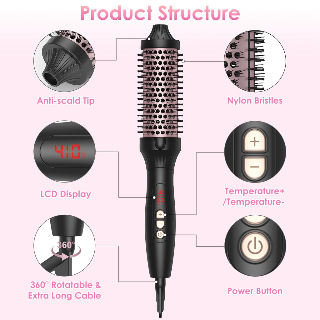 1Pc 3 In 1 Thermal Brush